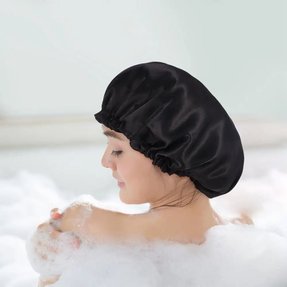 Silk Satin Hair Bonnet - Luxe Beauty Essentials